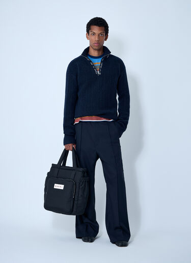 Marni Logo Embroidery Sweater Navy mni0161002