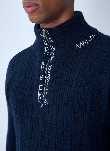 Marni Logo Embroidery Sweater Navy mni0161002