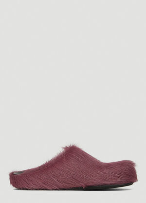 Marni Fussbett Sabot Mules Violet mni0249028