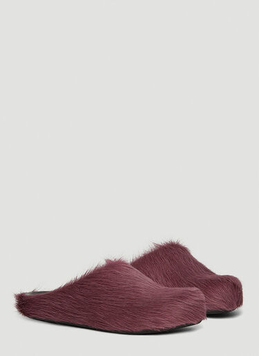 Marni Fussbett Sabot Mules Violet mni0249028
