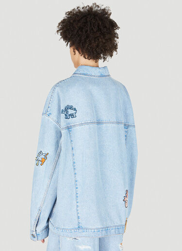 Marni Illusion Denim Jacket Light Blue mni0251012