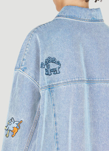 Marni Illusion Denim Jacket Light Blue mni0251012
