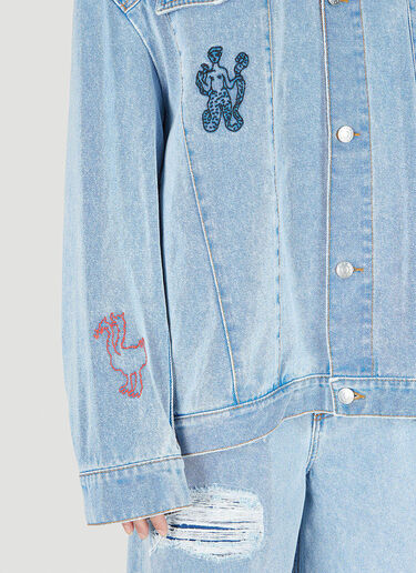 Marni Illusion Denim Jacket Light Blue mni0251012