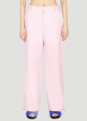 Marni Straight Leg Drawstring Pants Pink mni0251016
