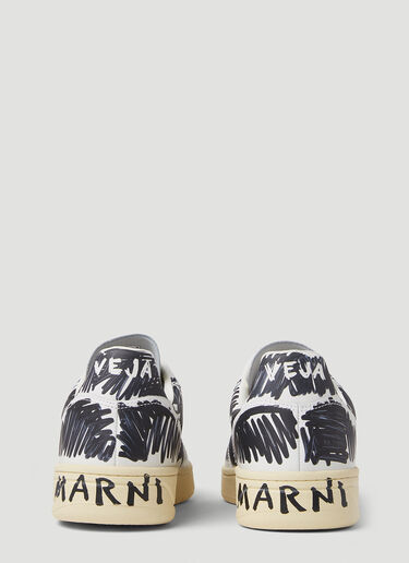 V10 로우탑 스니커즈 Marni x Veja V10 로우탑 스니커즈 블랙 mnv0350002