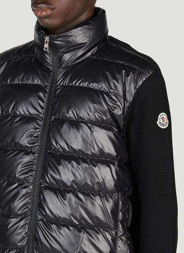 Moncler Quilted Cardigan Black mon0153028