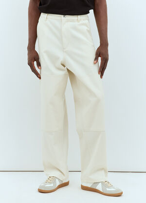Moncler Canvas Pants Cream mon0158019