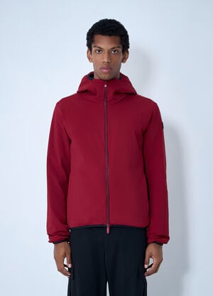 Moncler Batisse Hooded Short Down Jacket Red mon0161010