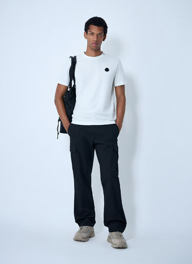 Moncler Logo Motif T-Shirt White mon0161016