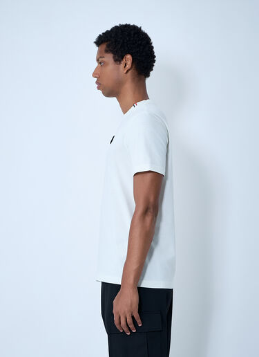 Moncler Logo Motif T-Shirt White mon0161016