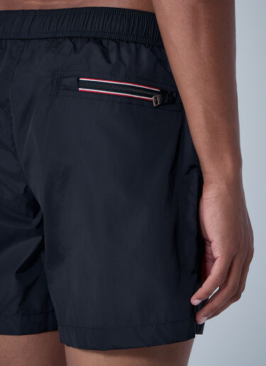 Logo Patch Swim Shorts Moncler Logo Patch Swim Shorts Black mon0161025