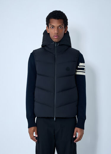 Hooded Guersace Gilet Moncler Hooded Guersace Gilet Black mon0161031