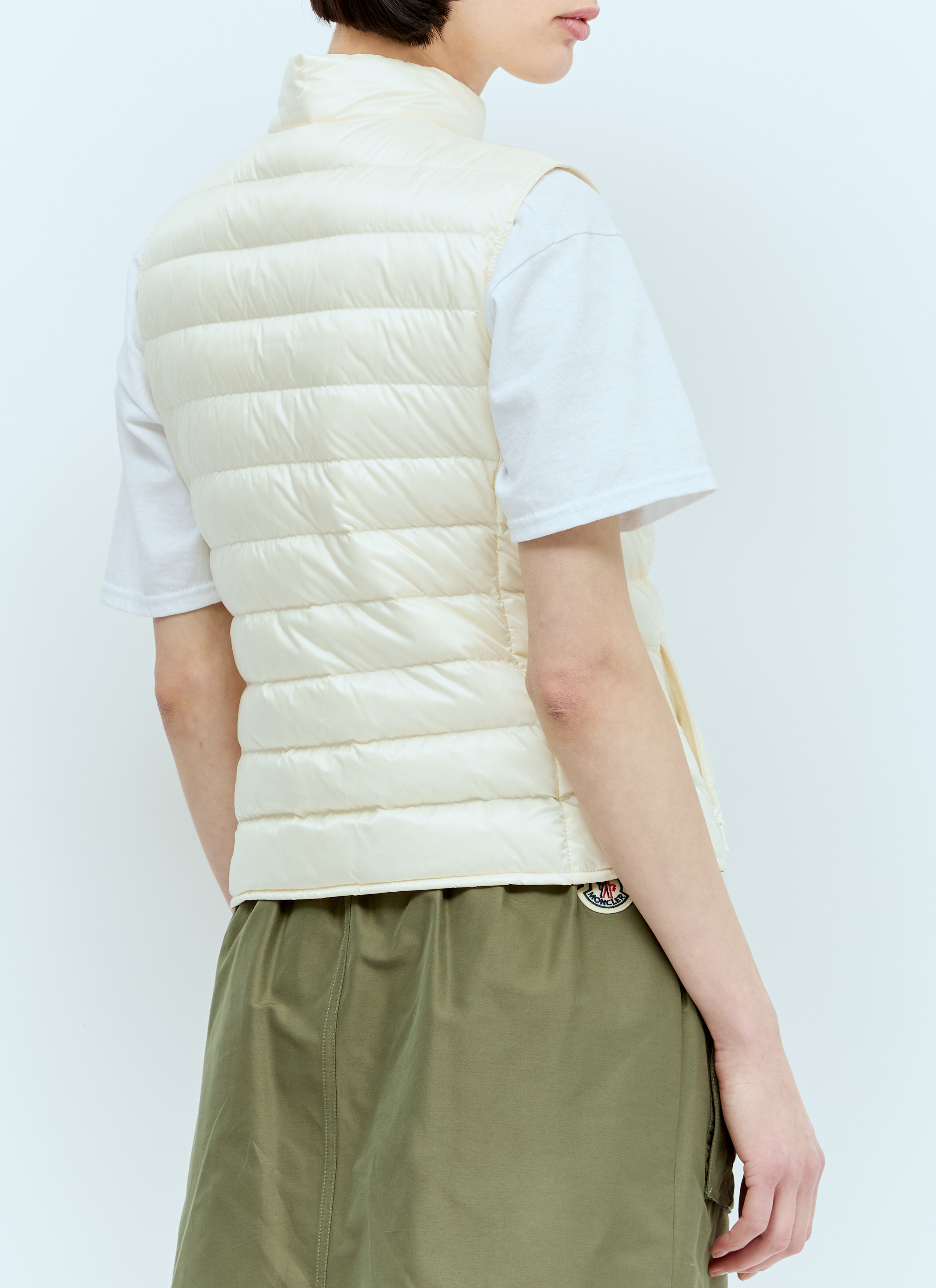 Moncler 女士Liane 羽绒马甲在白色| LN-CC®