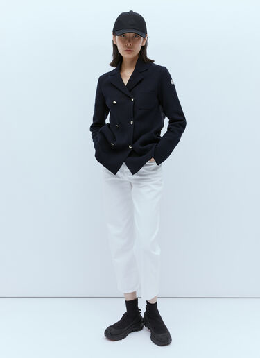 Padded Knit Blazer Moncler Padded Knit Blazer Black mon0255040