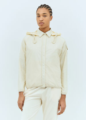 Moncler 连帽衬衫羽绒服 乳白色 mon0259021