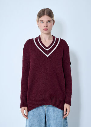 Moncler Wool Sweater Red mon0261010