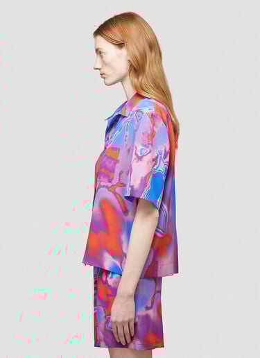 Fantasma Rave Silk Shirt MCQ X Fantasma Fantasma Rave Silk Shirt Purple mqf0244005