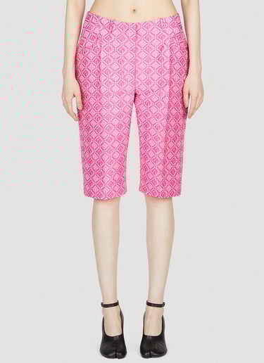 Moon Diamant Bermuda Shorts Marine Serre Moon Diamant Bermuda Shorts Pink mrs0246005