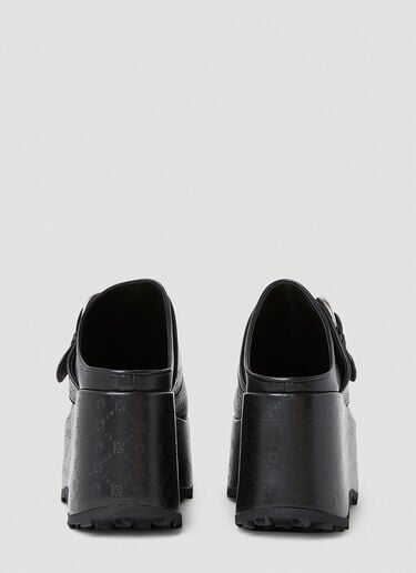 Monogram Platform Mules Marine Serre Monogram Platform Mules Black mrs0252042