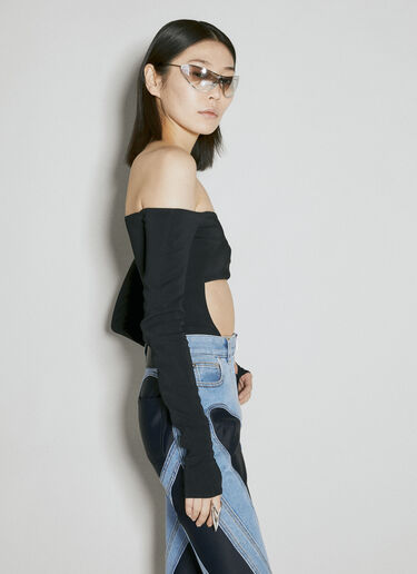 Circle Bodysuit Mugler Circle Bodysuit Black mug0254024