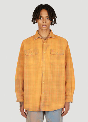 NOTSONORMAL Reflect Flannel Shirt Orange nsm0351006