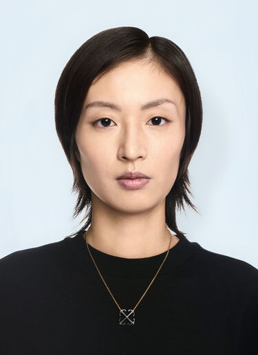 Off-White Arrow Pendant Necklace Gold ofw0260018