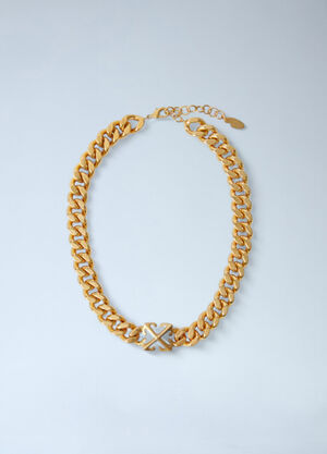 Off-White Arrow Chain Necklace Gold ofw0260027
