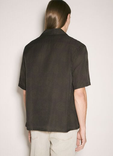 Our Legacy Heusen Short-Sleeve Shirt Brown our0159007