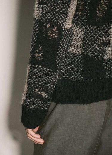Our Legacy Sonar Crewneck Sweater Black our0159010