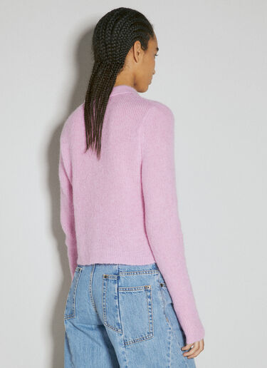 Our Legacy Mazzy Polo Knit Cardigan Pink our0255004