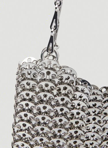 Rabanne 1969 Metallic Disc Shoulder Bag Silver pac0247003