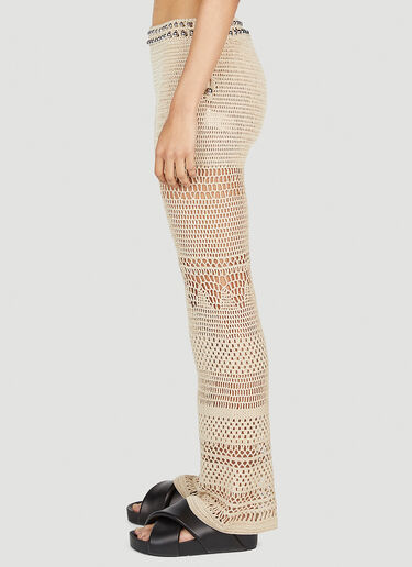 Crochet Pants Rabanne Crochet Pants Beige pac0254009