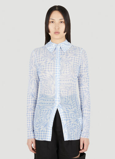 P.A.M. Chasing Clouds Shirt Blue pam0248001