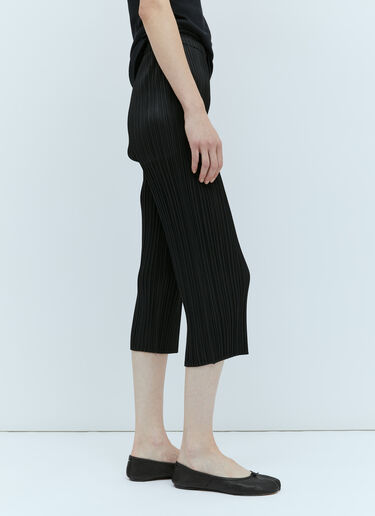 플리츠 크롭 팬츠 Pleats Please Issey Miyake 플리츠 크롭 팬츠 블랙 plp0254011