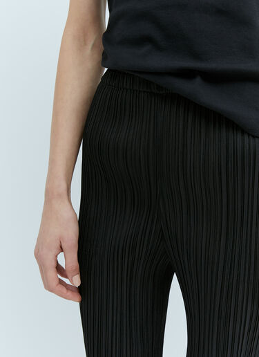 플리츠 크롭 팬츠 Pleats Please Issey Miyake 플리츠 크롭 팬츠 블랙 plp0254011