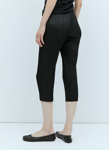 플리츠 크롭 팬츠 Pleats Please Issey Miyake 플리츠 크롭 팬츠 블랙 plp0254011