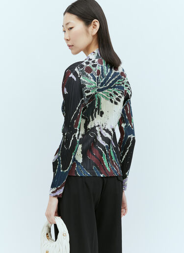 Pleats Please Issey Miyake 프로스티 포레스트 칼라 셔츠 멀티컬러 plp0255004