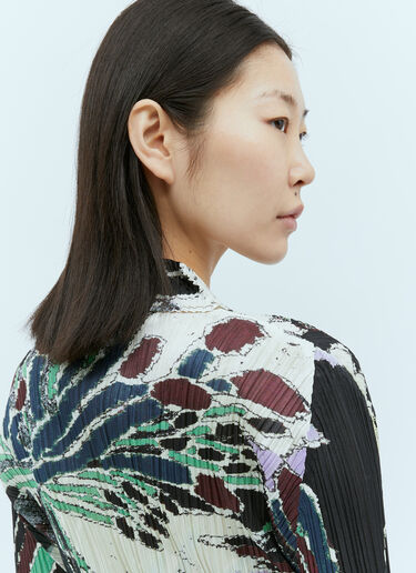프로스티 포레스트 칼라 셔츠 Pleats Please Issey Miyake 프로스티 포레스트 칼라 셔츠 멀티컬러 plp0255004