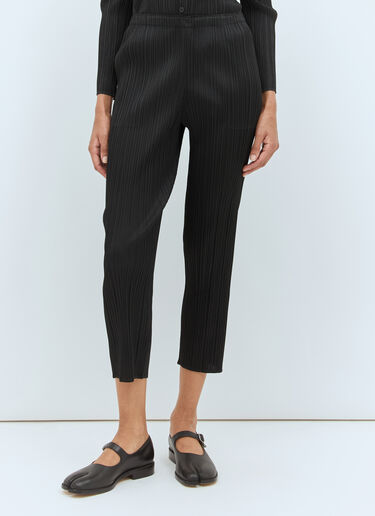 褶裥长裤 Pleats Please Issey Miyake 褶裥长裤 黑色 plp0258019