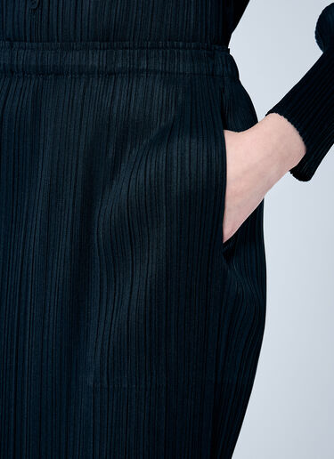 褶饰铅笔半裙 Pleats Please Issey Miyake 褶饰铅笔半裙 黑色 plp0259024