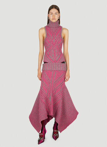 Paolina Russo Warrior 镂空连衣裙 粉 plr0250001