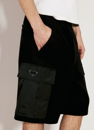 Re-Nylon 포켓 버뮤다 쇼츠 Prada Re-Nylon 포켓 버뮤다 쇼츠 블랙 pra0156002