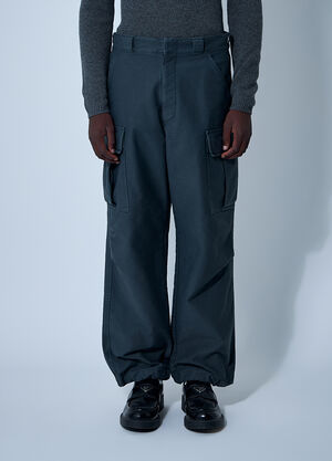 Prada Cotton Cargo Pants Dark Grey pra0161005