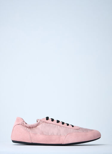 Collapse Re-Nylon And Suede Sneakers Prada Collapse Re-Nylon And Suede Sneakers Pink pra0262007