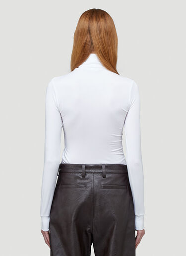 R-Embroidered Turtleneck Top Raf Simons R-Embroidered Turtleneck Top White raf0244009