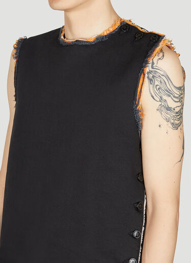 더블 데님 탑 Raf Simons 더블 데님 탑 블랙 raf0351001