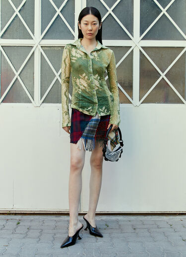 Rave Review Rosa Floral Lace Shirt Green rav0254004