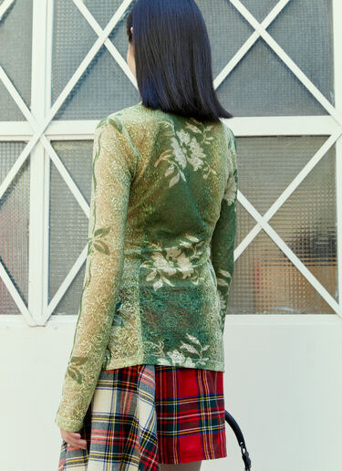 Rave Review Rosa Floral Lace Shirt Green rav0254004
