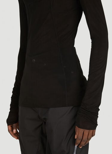 긴소매 탑 Rick Owens 긴소매 탑 블랙 ric0152009