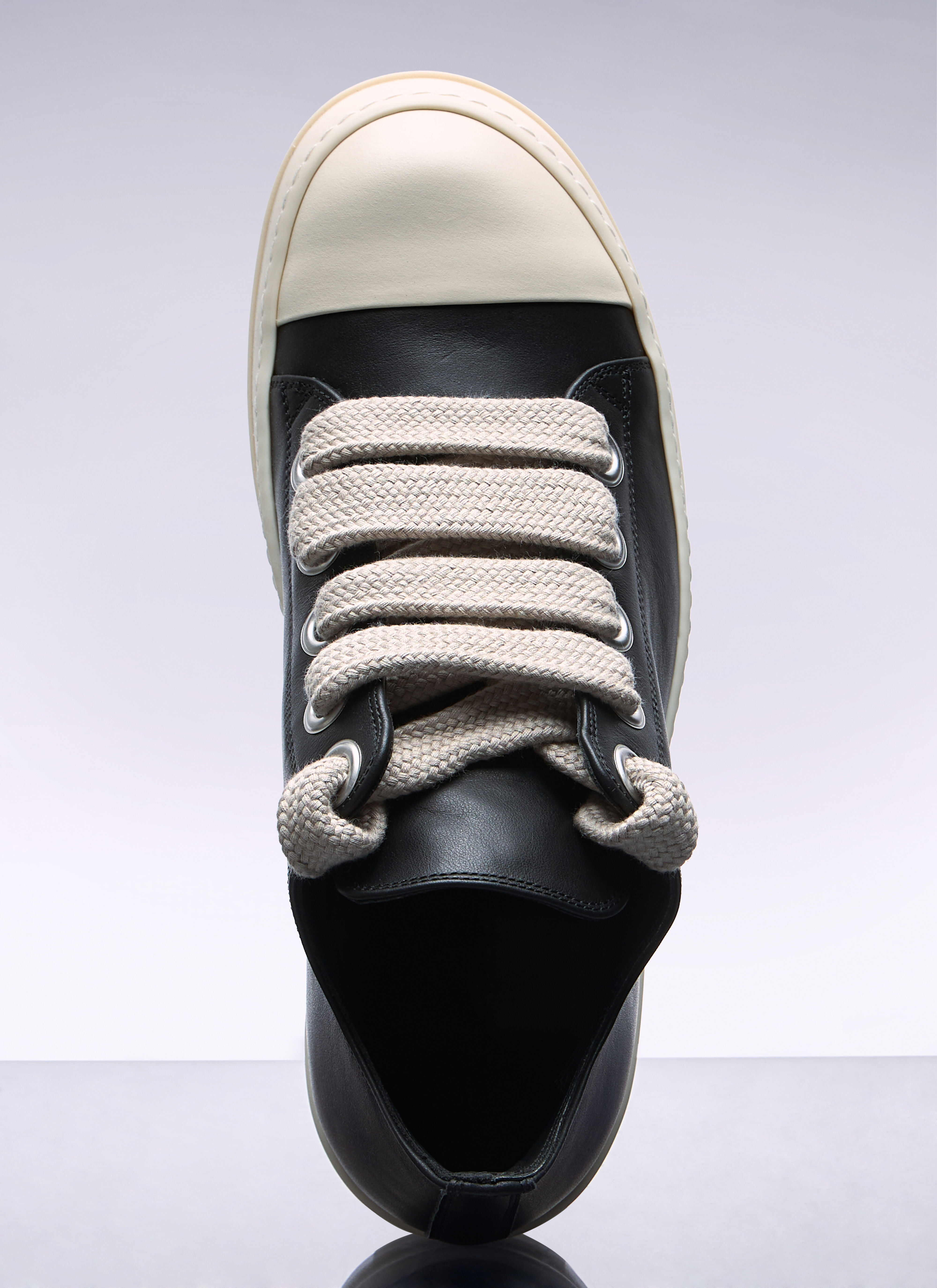 Rick Owens Men's' Jumbo Laced Sneakers in Black | LN-CC®